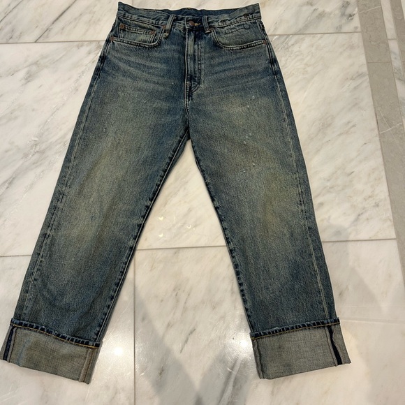 R13 X-Boyfriend BF Jeans in Clinton Blue size 23 - Picture 4 of 11